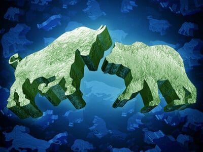 bull and bear investing symbol