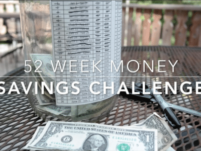 52 Week Money Saving Challenge, text