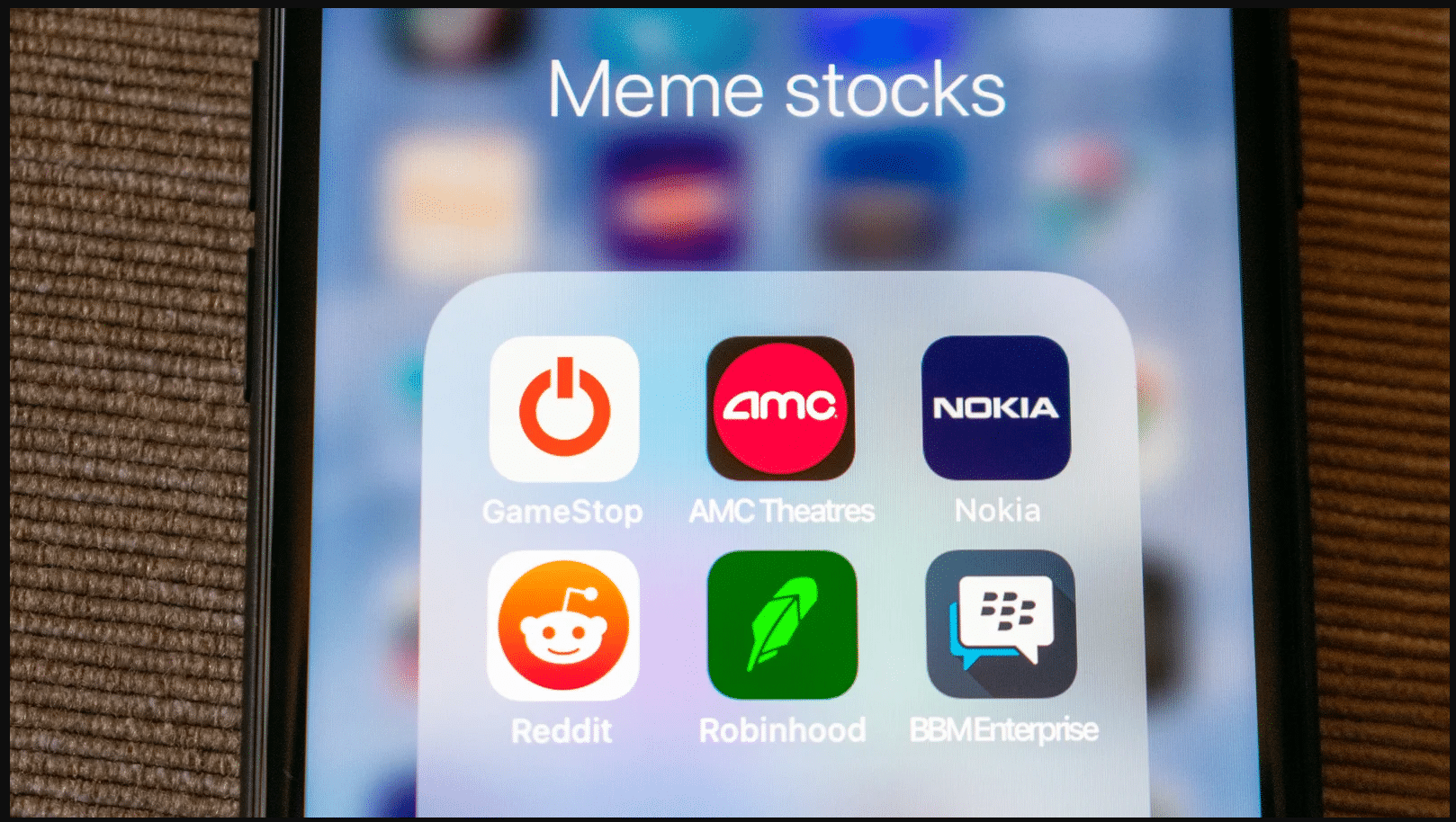 Sample meme stocks
