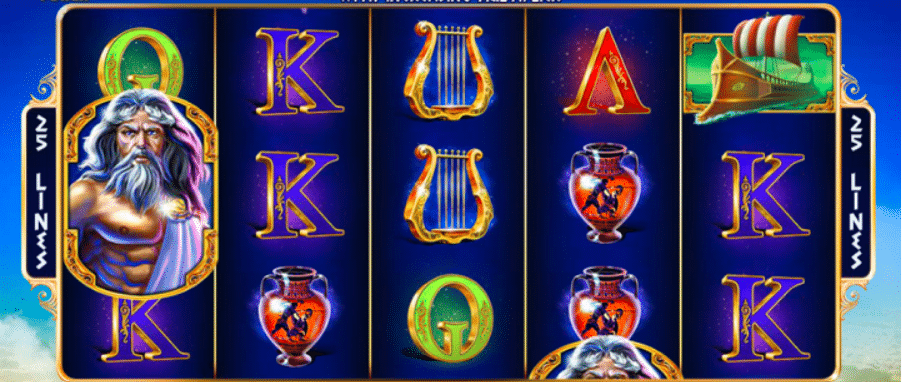 Try the King of Olympus slots
